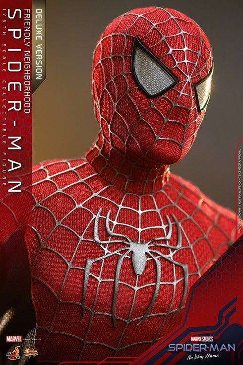 Hot Toys Friendly Neighborhood Spider-Man (Deluxe Version) - No Way Home - MMS662 - 1/6 Scale Collectible Figure