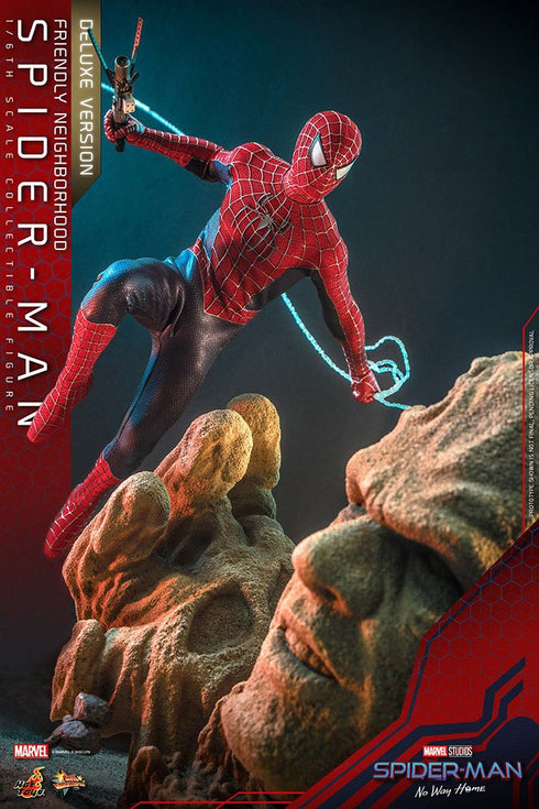 Hot Toys Friendly Neighborhood Spider-Man (Deluxe Version) - No Way Home - MMS662 - 1/6 Scale Collectible Figure