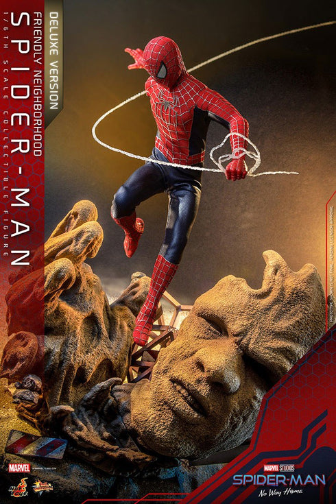 Hot Toys Friendly Neighborhood Spider-Man (Deluxe Version) - No Way Home - MMS662 - 1/6 Scale Collectible Figure