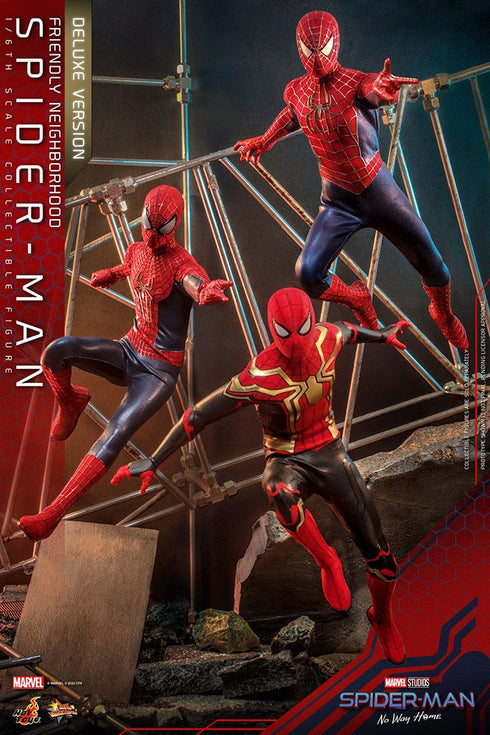 Hot Toys Friendly Neighborhood Spider-Man (Deluxe Version) - No Way Home - MMS662 - 1/6 Scale Collectible Figure
