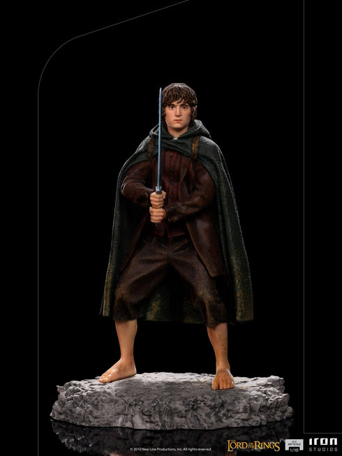 Iron Studios Frodo - The Lord of the Rings - Battle Diorama Series - Art Scale 1/10 Collectible Statue