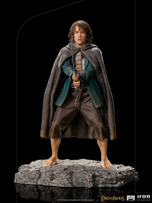 Iron Studios Pippin - The Lord of the Rings - Battle Diorama Series- Art Scale 1/10 Collectible Statue