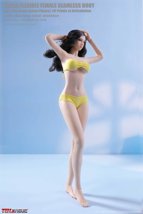 Phicen TBLeague S48 Pale, Medium Bust Female Seamless 1/6 Action Figure