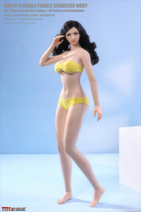 Phicen TBLeague S48 Pale, Medium Bust Female Seamless 1/6 Action Figure