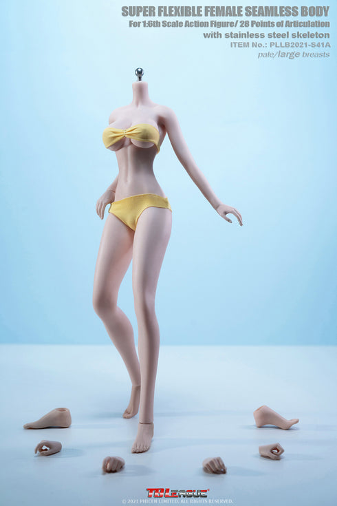 Phicen TBLeague S41A Pale, Large Bust Female Seamless 1/6 Body Action Figure
