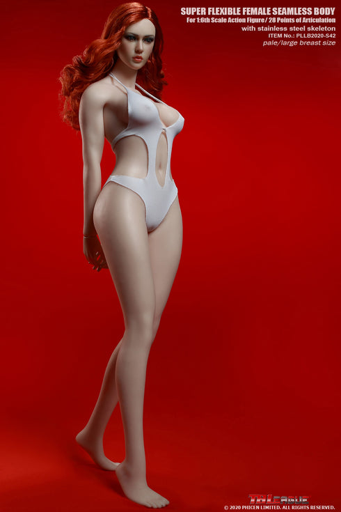 Phicen TBLeague S42 Pale, Large Bust Female Seamless 1/6 Body Action Figure