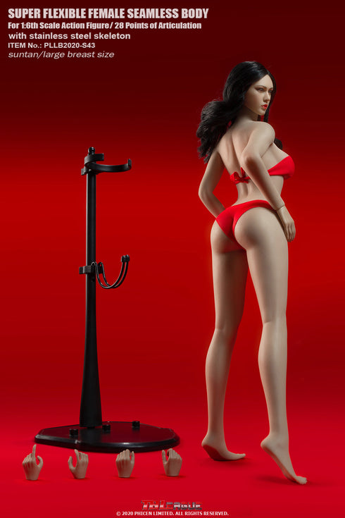 Phicen TBLeague S43 Suntan, Large Bust Female Seamless 1/6 Body Action Figure