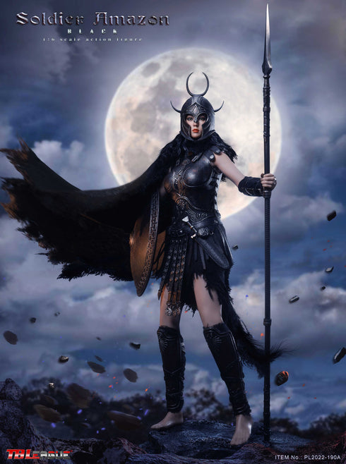 Phicen TBLeague Soldier Amazon - Black 1/6 Action Figure