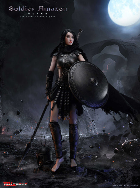 Phicen TBLeague Soldier Amazon - Black 1/6 Action Figure