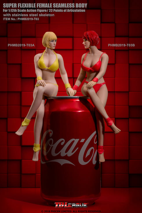 Phicen TBLeague T03A Pale, Medium Bust Female Seamless 1/12 Action Figure