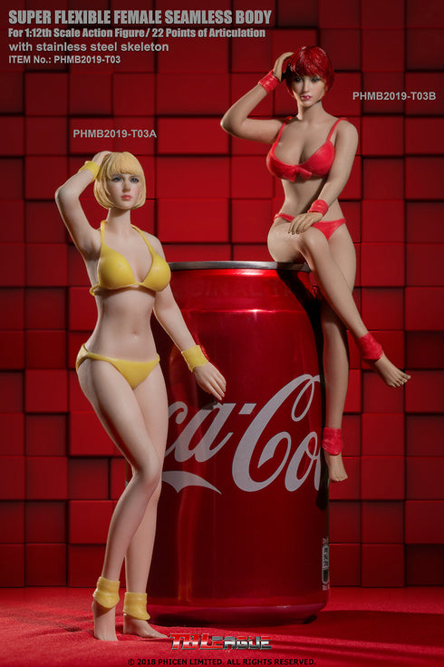 Phicen TBLeague T03B Suntan, Medium Bust Female Seamless 1/12 Action Figure