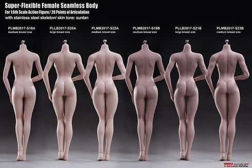 Phicen TBLeague S18A Pale, Medium Bust Female Seamless 1/6 Body Action Figure