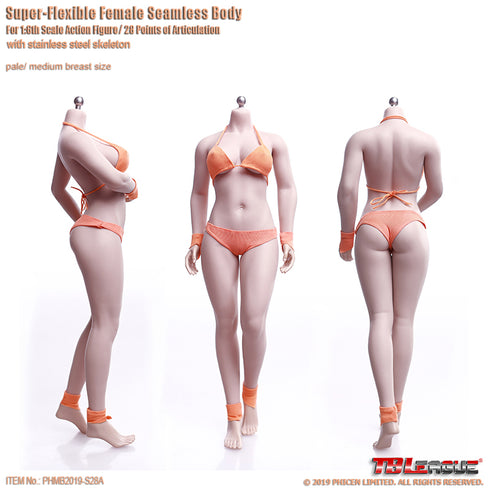 Phicen TBLeague S28A Pale, Female Seamless 1/6 Body Action Figure