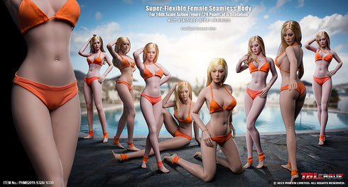 Phicen TBLeague S33B Suntan, Medium Bust Female Seamless 1/6 Body Action Figure