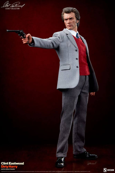 Sideshow Collectibles Dirty Harry Clint Eastwood Legacy Collection Harry Callahan 1/6 Action Figure - Opened Box