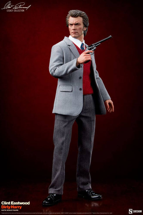 Sideshow Collectibles Dirty Harry Clint Eastwood Legacy Collection Harry Callahan 1/6 Action Figure - Opened Box