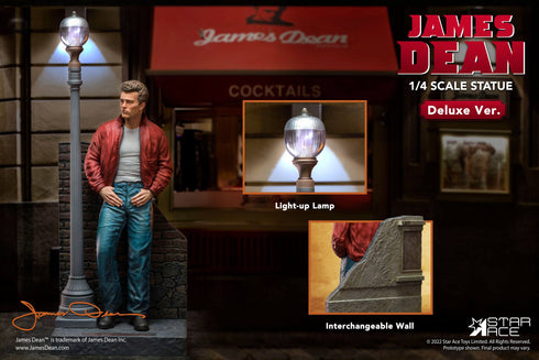 Star Ace Toys James Dean Superb My Favourite Legend Series James Dean (Red jacket) Deluxe Version 1/4 Statue