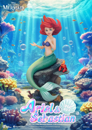 Beast Kingdom Ariel & Sebastian - Disney's The Little Mermaid - MC-103 - Master Craft Collectible Statue
