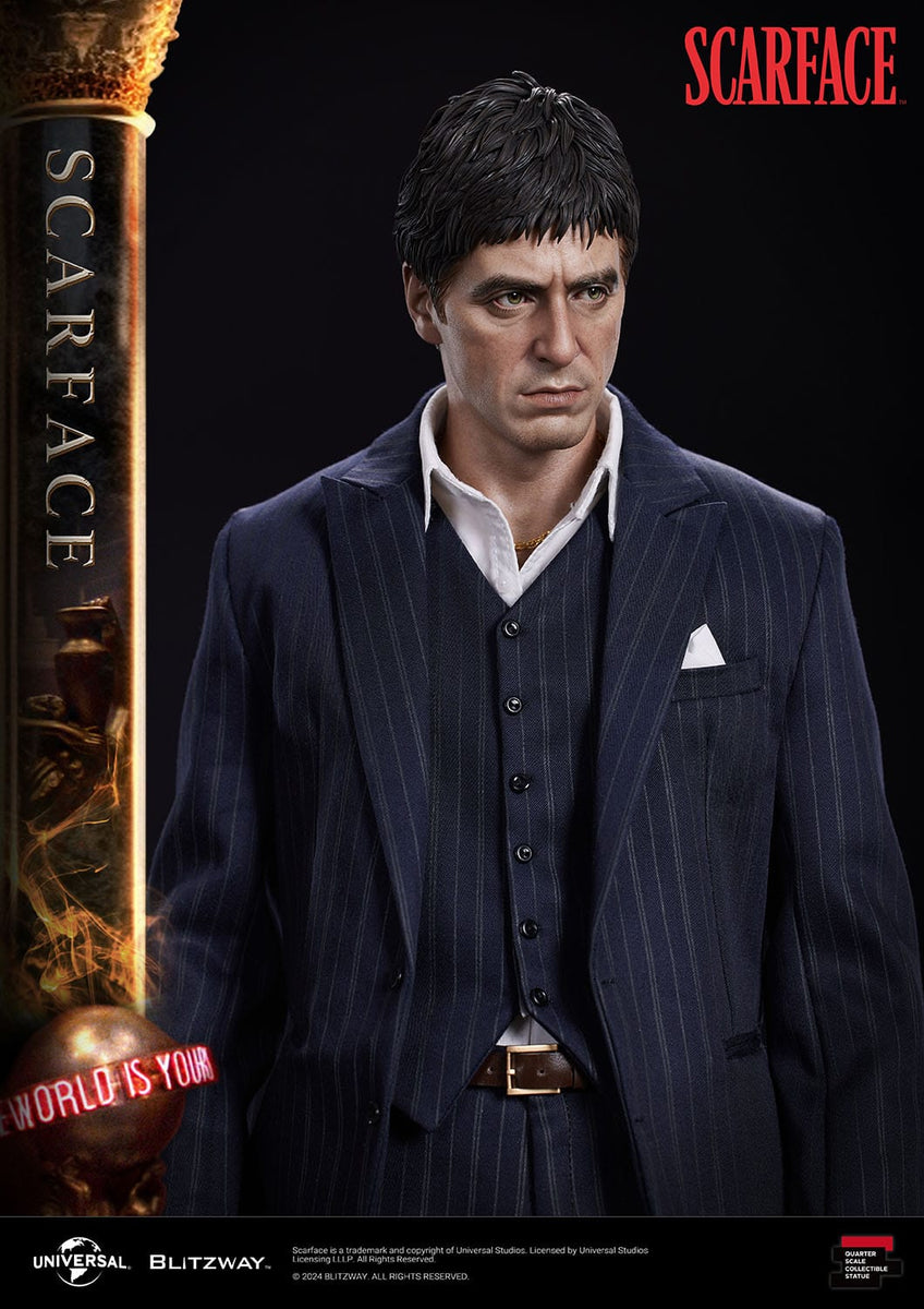 Blitzway Tony Montana - Scarface - 1/4 Scale Collectible Statue – Movie ...