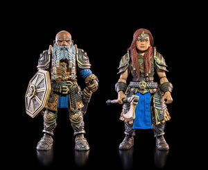 Four Horsemen Studios Exiles From Under the Mountain - Mythic Legions: Rising Sons - Collectible Figure 2-Pack