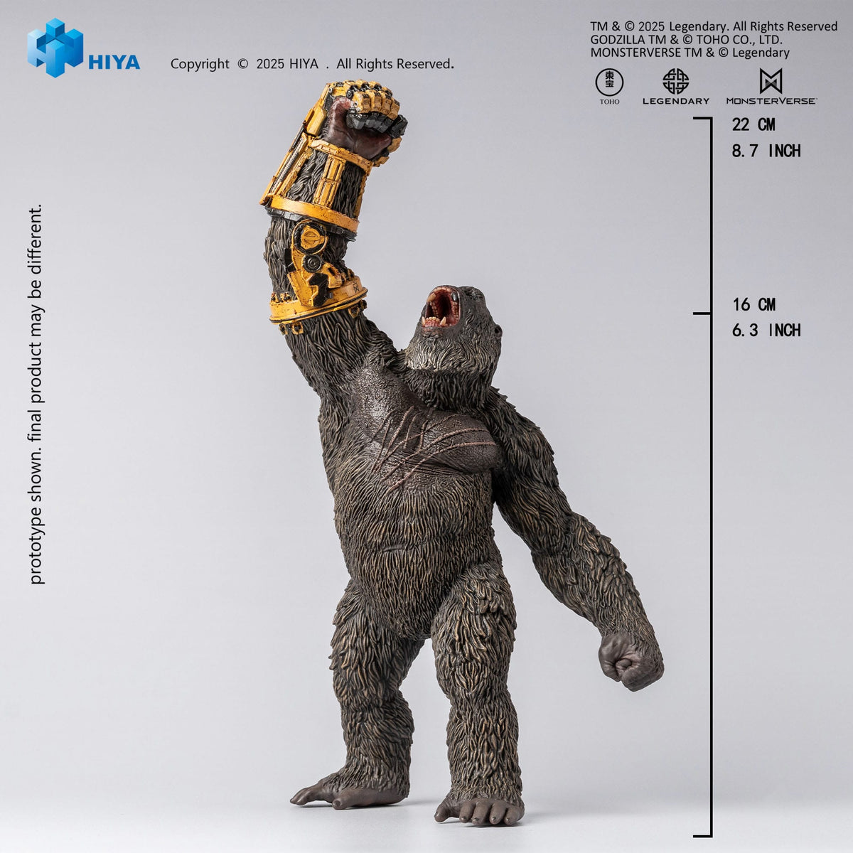 Hiya Toys Kong B.E.A.S.T. Glove Version - Godzilla x Kong: The New Emp ...