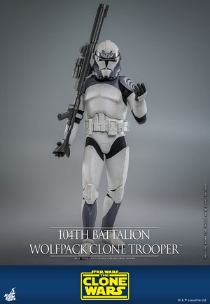 Hot Toys 104th Battalion Wolfpack Clone Trooper - Star Wars: The Clone Wars - TMS143 - 1/6 Scale Collectible Figure