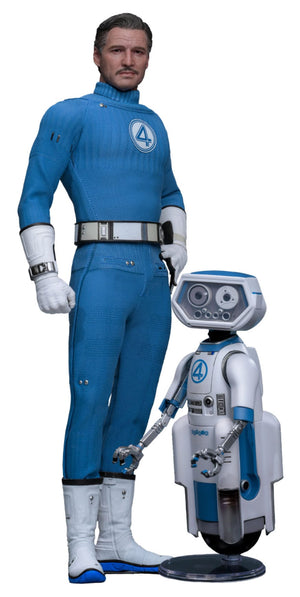 Hot Toys Mister Fantastic & H.E.R.B.I.E. - The Fantastic Four: First Steps - MMS822 - 1/6 Scale Collectible Figure 2-Pack