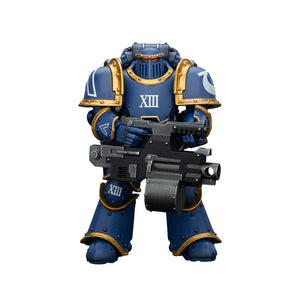 JOYTOY Ultramarines Legion MKIII Tactical Support Squad Legionary with Heavy Bolter - Warhammer: The Horus Heresy - 1/18 Scale Collectible Figure - Missing Item