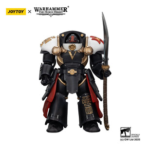 JOYTOY White Scars Ebon Keshig Terminator 1 with Power Glaive - Warhammer The Horus Heresy - 1/18 Scale Collectible Figure