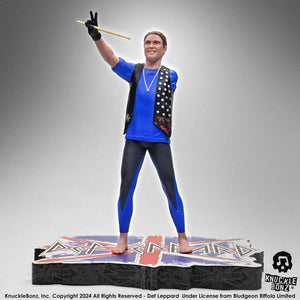 Knucklebonz Def Leppard Rock Iconz Rick Allen Statue