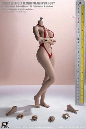 Phicen TBLeague S53A - Suntan, Large Bust Female - 1/6 Scale Seamless Action Figure