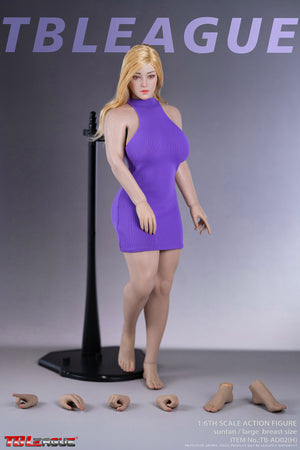 Phicen TBLeague TB-AD02(H) - Suntan, Large Bust Female - 1/6 Scale Seamless Action Figure