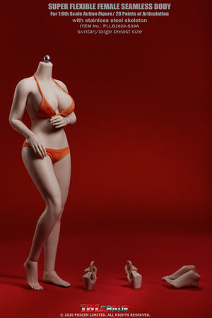 Phicen TBLeague S39A - Suntan, Large Bust Female - 1/6 Scale Seamless Action Figure