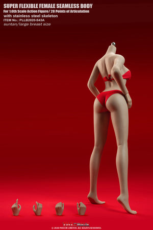 Phicen TBLeague S43A - Suntan, Large Bust Female - 1/6 Scale Seamless Action Figure