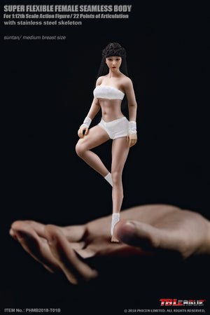 Phicen TBLeague T01B - Suntan, Medium Bust Female - 1/12 Scale Seamless Action Figure